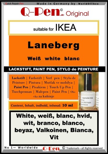 10ml lackstift für ikea - lackstift,
