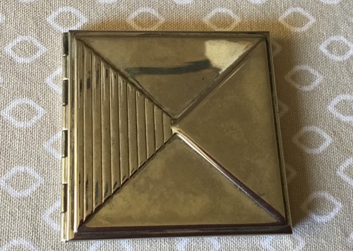Versilberter taschenspiegel - versilberter,