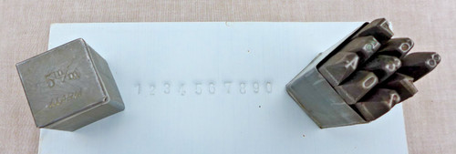 Vintage alarm schlagzahlen 5mm - schlagzahlen,