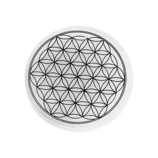 Selenit Platte 10 cm – Blume