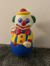 Educo Clown Vintage Roly Poly Spielzeug Made in France Stehaufmännchen Sammler