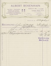 Rechnung Berlin Rosenhain