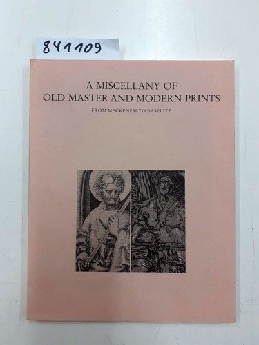 Miscellany old master and - of,