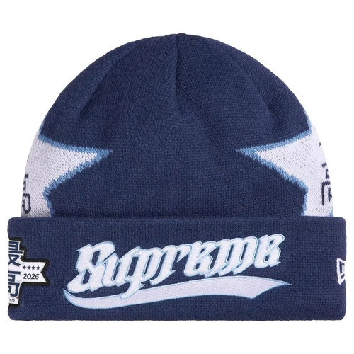Supreme new era stars beanie - new,
