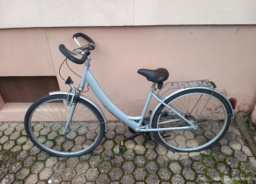 Silbernes fahrrad für - fahrrad,