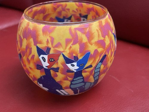 Leuchtglas katzen - ,,