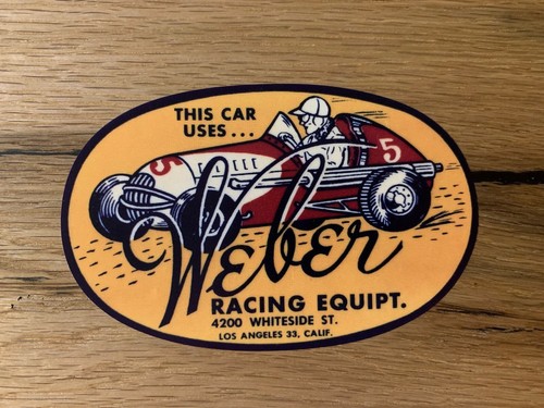 Racing aufkleber weber - aufkleber,