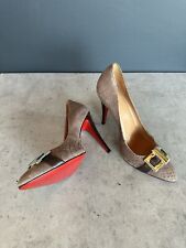 Pumps Leder rote Sohle Gr. 41