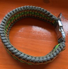 Hunde Halsband Aus Paracord, 4,5 cm breit,  48 cm lang