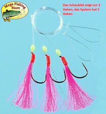 FLADEN Heringssystem Heringsvorfach Hering Vorfach Paternoster Rig Gr.6 / 5Haken