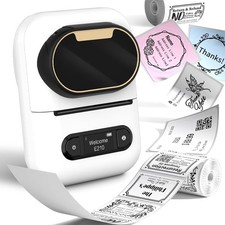 Bluetooth Etikettendrucker Barcode Selbstklebend Mini Thermodrucker Tragbar M110