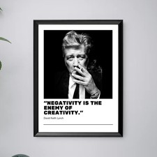 David Lynch Gemälde mit Druck