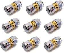 9x F Stecker Profi Cabelcon F-56 4.9 Self Install F-Kompressionsstecker Original