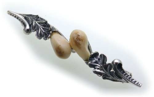 Grandel brosche echt silber - brosche,