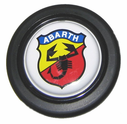 Hupenknopf abarth weiß - abarth,