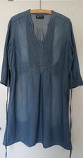 Jeanskleid Größe 42 blau 3/4 Arm m. Taschen von TCM