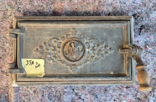 alte Ofentür für Kamin