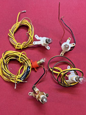 Beleuchtungssockel mit Leuchtmittel - gebraucht - 5 Stück.