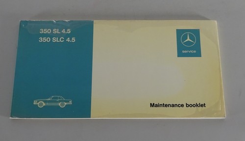 Maintenance booklet - maintenance,