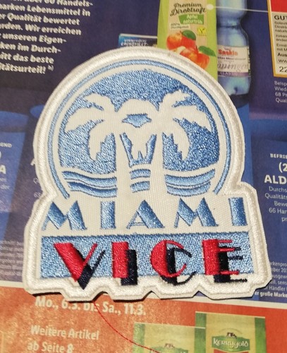 Miami vice badge sticker - miami,