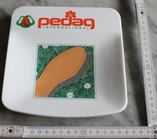 zahl teller alt pedag international publiplast werbung reklame top vintage deko