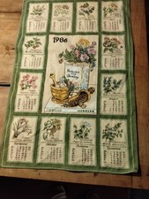 Stoffkalender von 1986