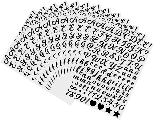 Alphabete klebebuchstaben - alphabete,