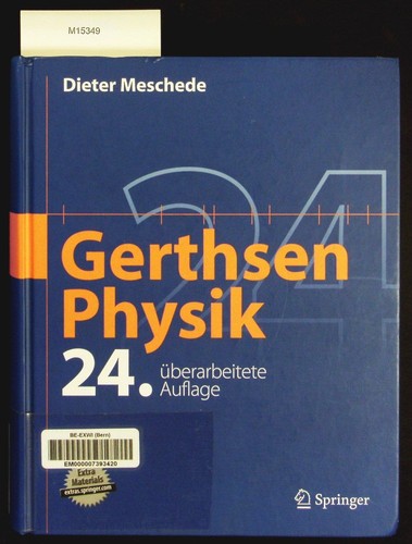 Gerthsen physik meschede - physik.,