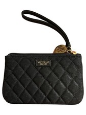 Victoria's Secret Clutch Damen Schwarz Gesteppt Elegant Handtasche