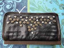 Campomaggi BÖRSE Nieten Rosennieten? Box Leder Bella di notte Strass Diamante?