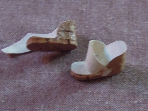Barbie schuhe highheels weiß - barbie,