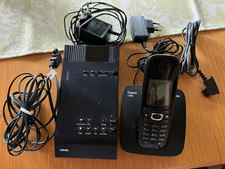 Telefon Siemens Gigaset C590 und Anrufbeantworter Loewe alphaTel
