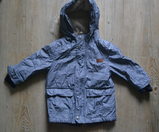 Topomini Winterjacke Baby Jacke Jungen Gr.80, mit Kapuze, grau