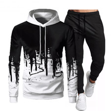 Herren Jogginganzug Trainingsanzug Sportanzug Freizeitanzug Hoodie Tracksuit Set