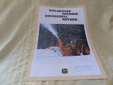 Prospekt zu den John Deere