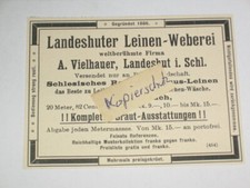 Landeshuter leinen weberei - landeshuter, a