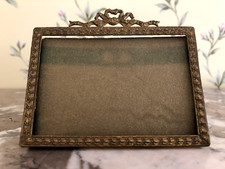 Rahmen Miniatur zum Aufstellen aus Bronze Gold Anf. 20. JH Stil Louis XVI Seize 