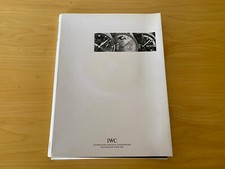 Gebraucht - IWC Mappe Karton - Cardboard Folder - Für Collectors