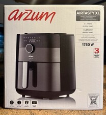 Arzum AIRTASTY XL AR2091 AIRFRYER Heißluft Fritteuse 6 Liter 1750 Watt Display
