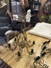 Antiker Messing Kronleuchter