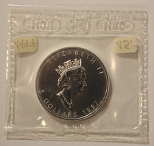 Kanada - Maple Leaf - 1997 - 5 Dollar - 1 Unze Feinsilber - orig. eingeschweißt!