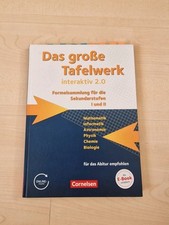 Das große Tafelwerk interaktiv 2 0 Formelsammlung für die Sekundarstufen Abitur