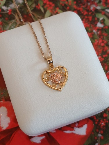 Vintage karat gold herz - 14,