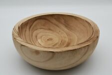 Holzschale "Geflammt", rund