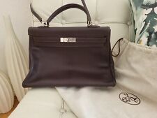 Hermès Kelly Bag 35 dunkelbraun Chèvre