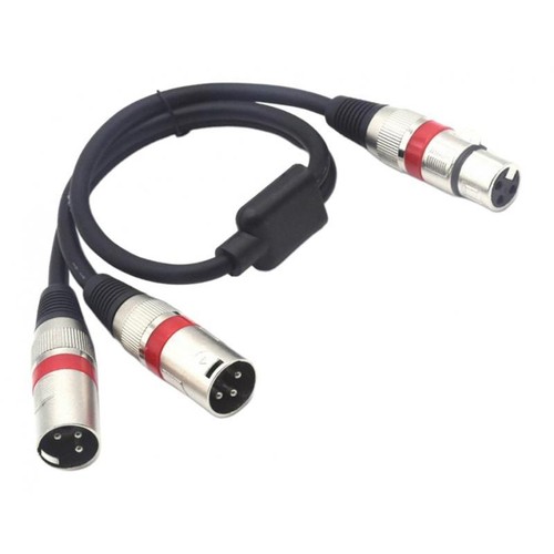 Xlr splitter buchse auf zwei - auf,