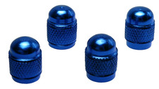 4 x Ventilkappen blau