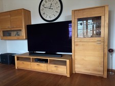 Wohnwand Erle teilmassiv