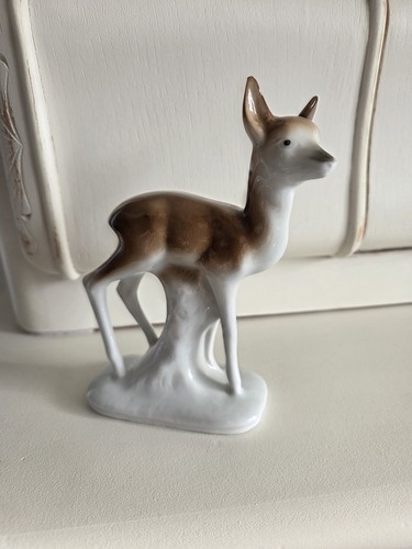 Figur reh porzellan ricke - reh,, porzellan,