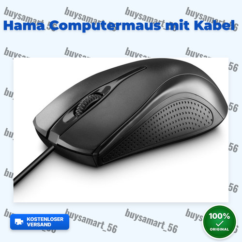 Hama computermaus mit kabel - hama,